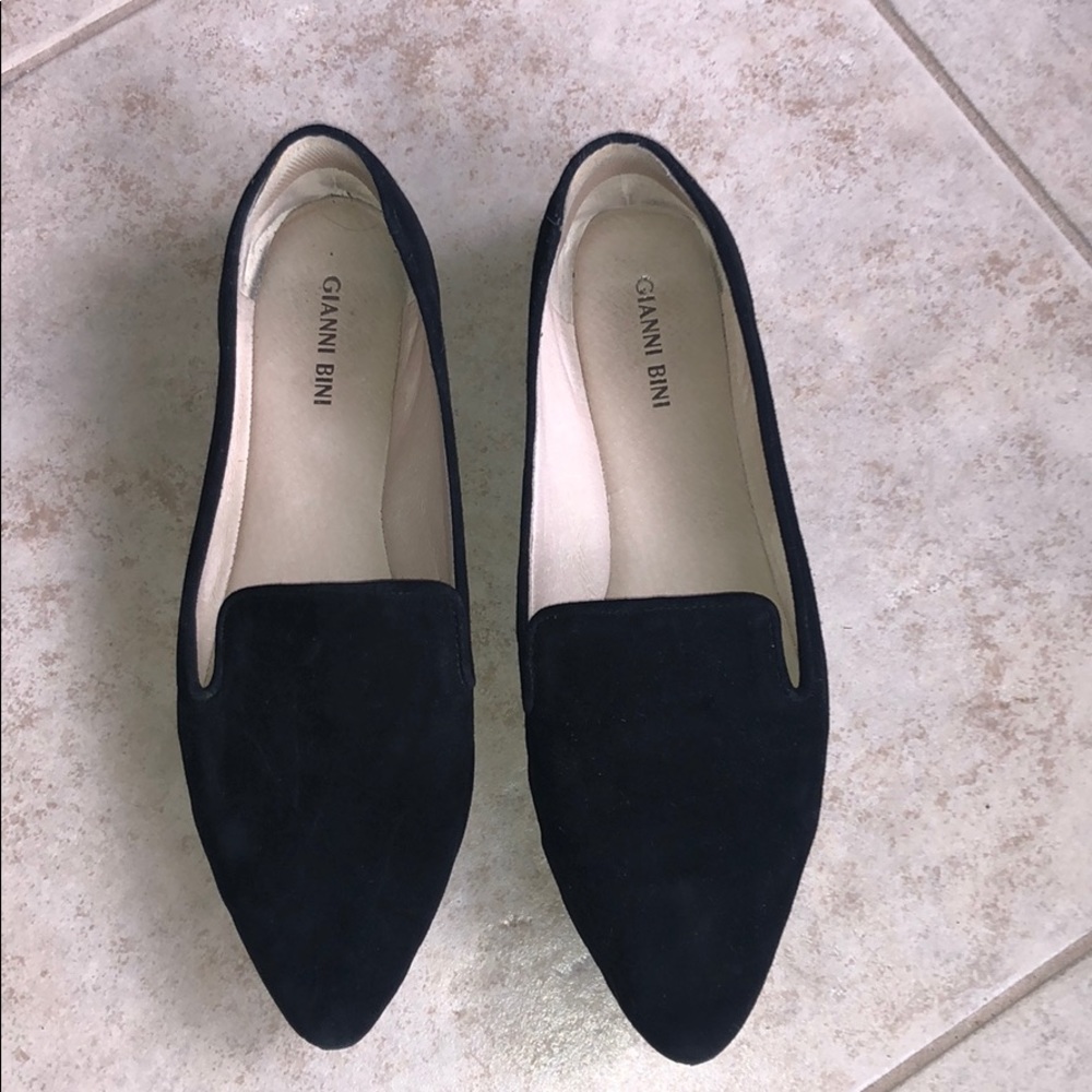 Black Gianni Bini loafers
